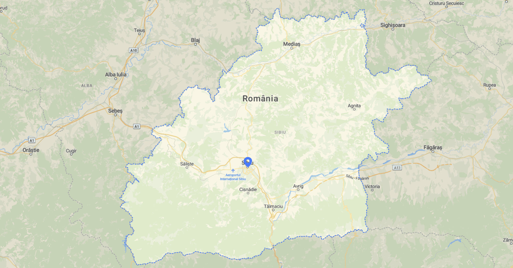 Harta Sibiu